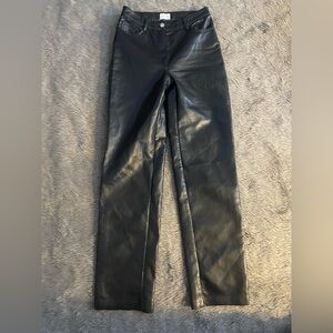 Women’s Aritzia Wilfred Pleather Pants ( 2 )